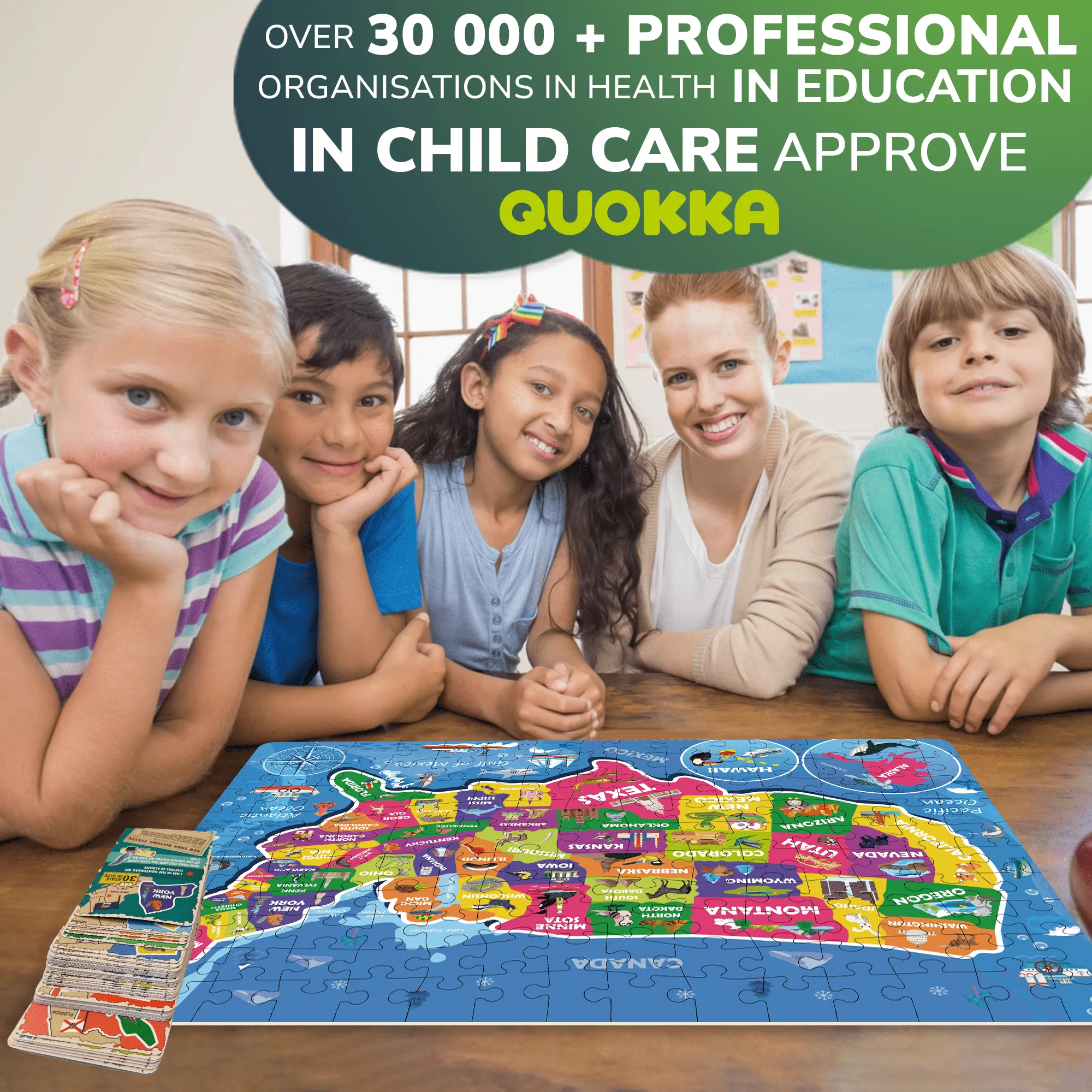 150 Pcs Jigsaw Puzzles 50 Cards For Kids | USA