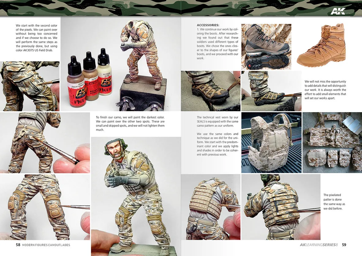 AK Learning Series (No. 8) - Modern Figures Camouflages