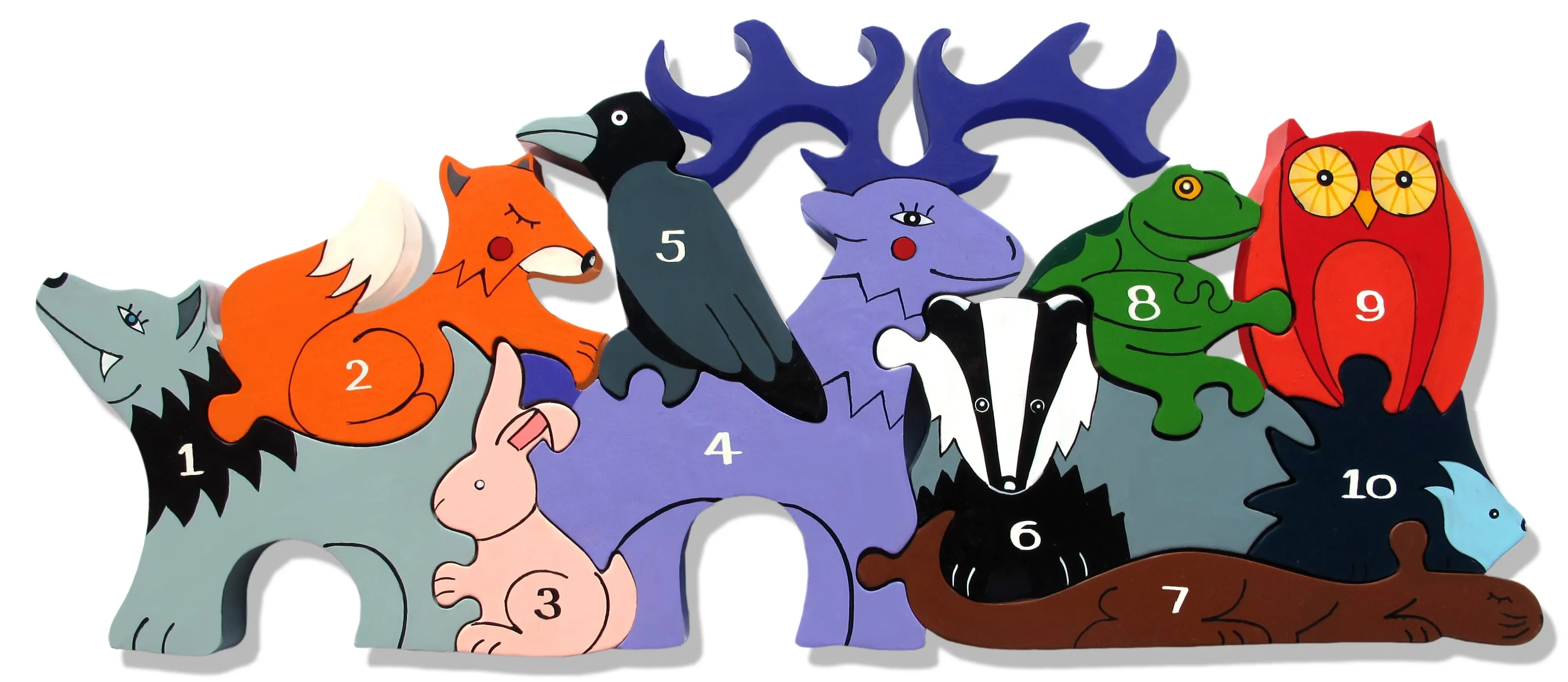 Alphabet Jigsaws Wooden Woodland