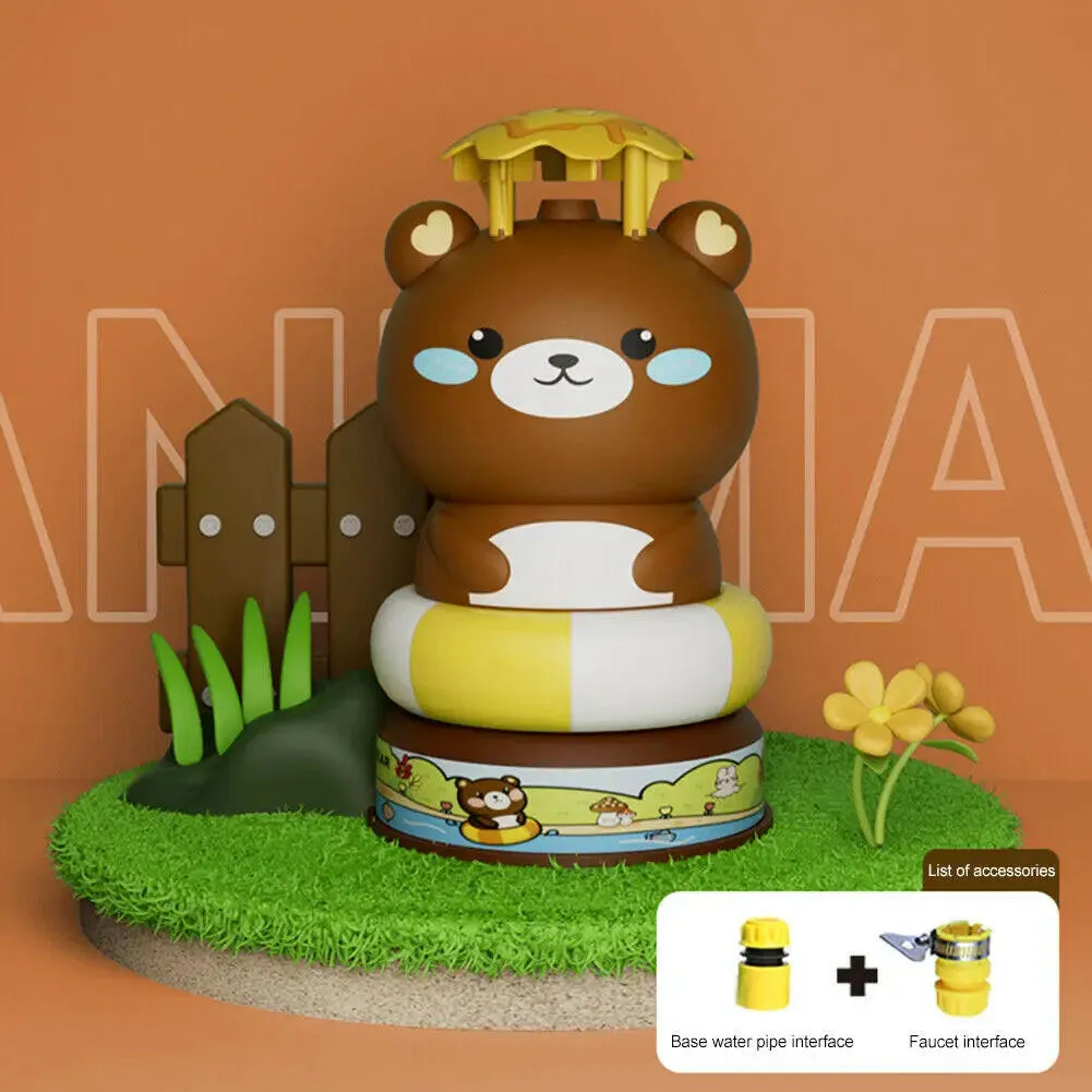Bear Fountain  Water Sprinkler For Kids