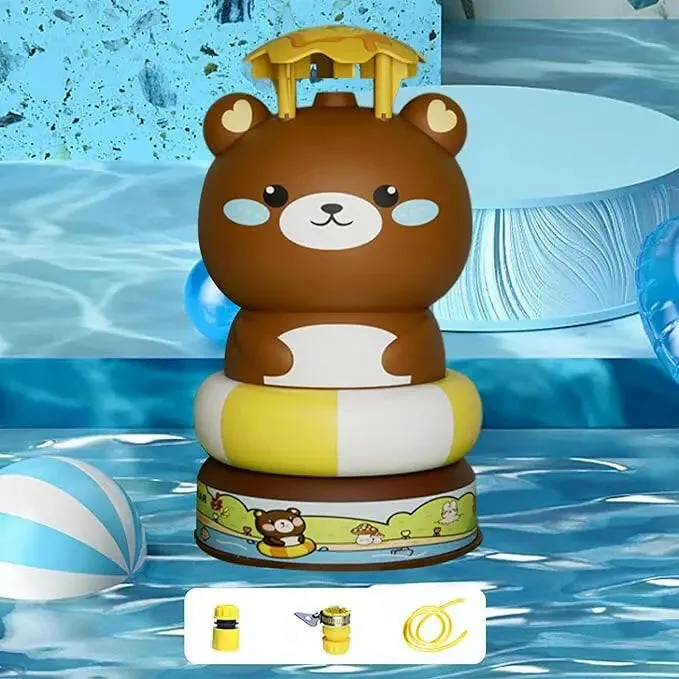 Bear Fountain  Water Sprinkler For Kids