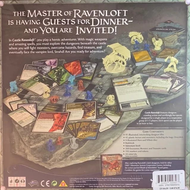 D&D Castle Ravenloft Board Game