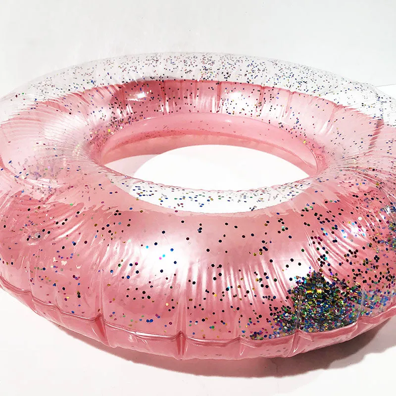 Inflatable Glitter Tube Pink